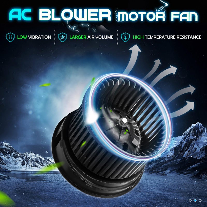 ILONPA HVAC Blower Motor Fan Fits for 2014-2015 Nissan Rogue Select, 2007-2012 Nissan Sentra, 2008-2013 Nissan Rogue 27225-ET10A 27225-JM01B 27225EN000 700253 - Image 2